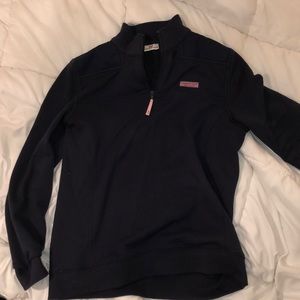 Vineyard vines navy quarter zip sweatshirt